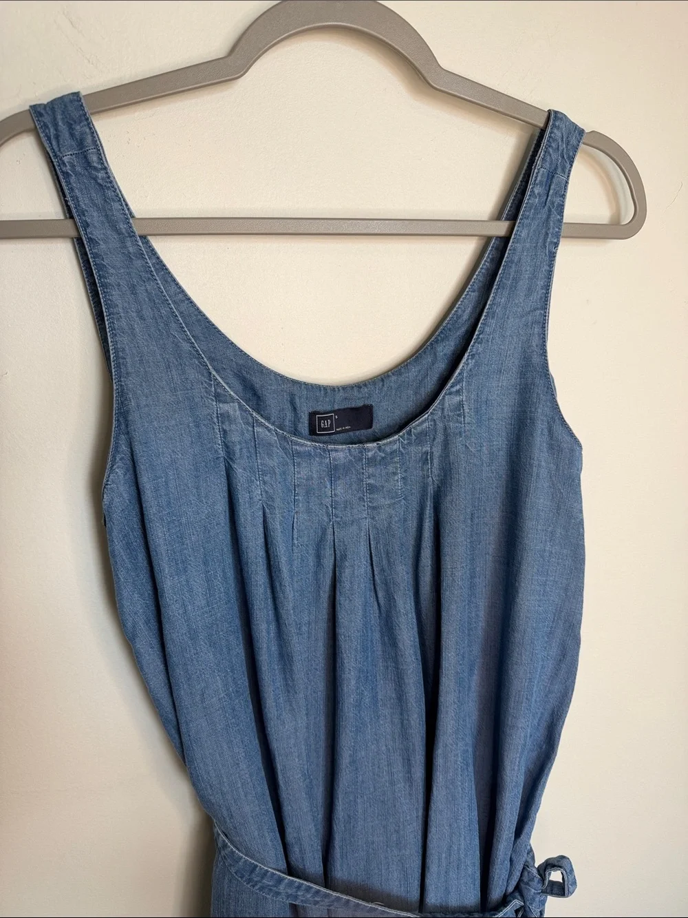 GAP Chambray Sleeveless dress size small - Picture 3 of 5